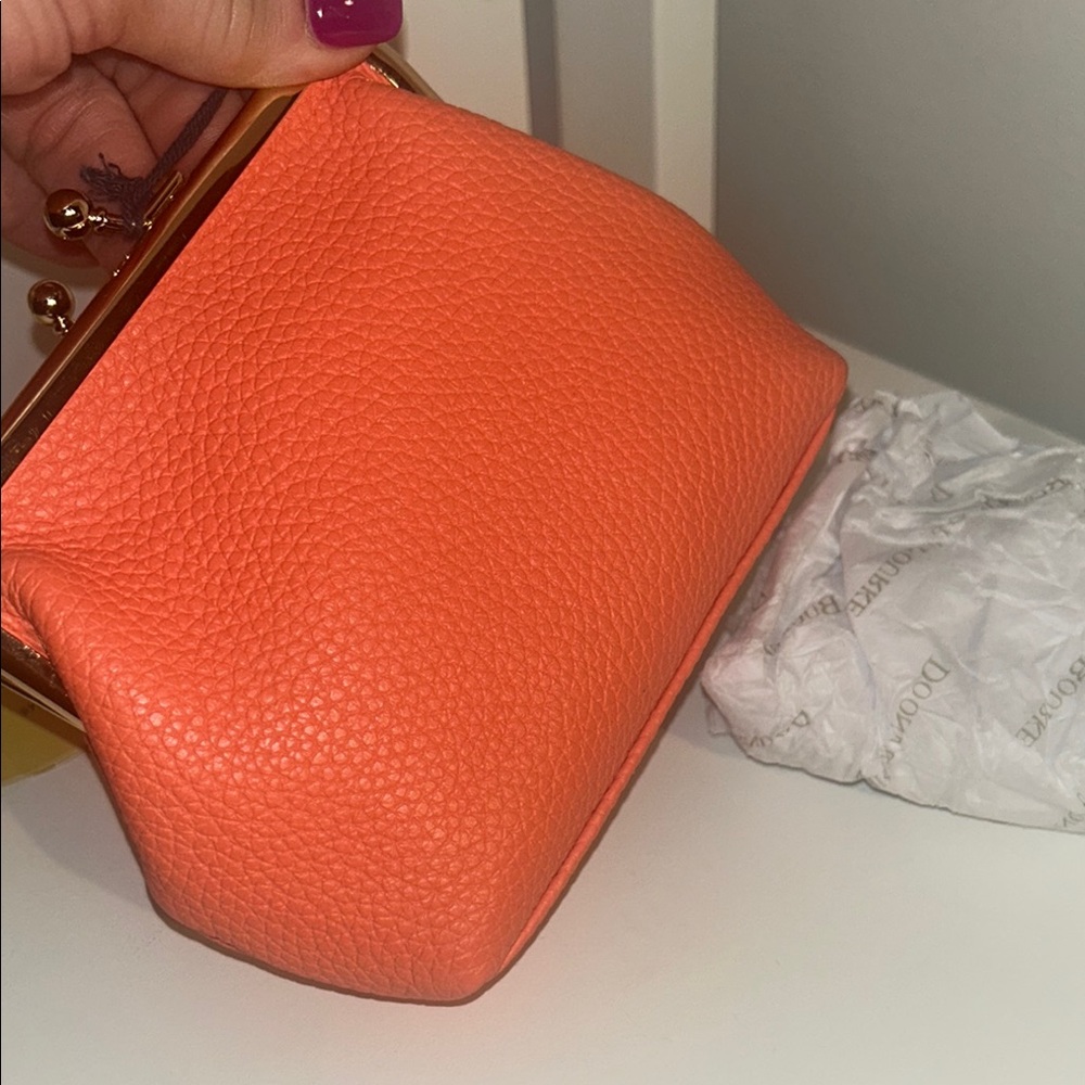Dooney & Bourke Vibrant Orange Clutch - Picture 5 of 5